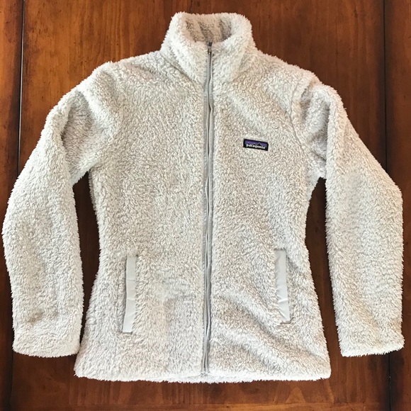 patagonia white fleece jacket